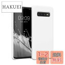 【送料無料】kwmobile スマホケース 対応: Samsung Galaxy S10 ケース - TPU リキッド シリコン カバー - 耐衝撃 傷防止 サラサラ Case