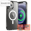 JEDirect iPhone12ProMax (12 Pro Max) マグネットケース (6.7インチ用) MagSafe ワイヤレス充電対応衝撃吸収バンパ...