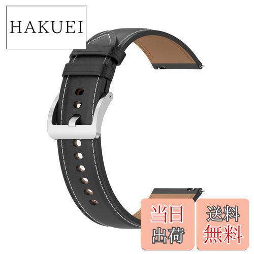【送料無料】[SHEAWA] HUAWEI WATCH GT 4 46mm/GT3 Pro 46mm用バンド ベルト 本革 WATCH GT 3 46mm レザー 交換バンド 交換ベルト アクセサリー (ブラック)