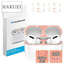 TALENANA AirPods Pro2 用 ダストガード アップル エアーポッズ プロ2コーティング メタリックプレート ホコリガード 防塵 カバー 保護シ...