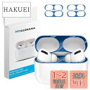 TALENANA AirPods Pro2 用 ダストガード アップル エアーポッズ プロ2コーティング メタリックプレート ホコリガード 防塵 カバー 保護シール 汚れ防止 シール 極薄 イヤホン アクセサリー 金属製 おしゃれ 取付簡単 専用設計 メタリック シンプル 人気 2セット (ブルー