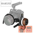 SmallRig フォロー フォーカス F60 DSLR/ミラーレス カメラ レンズ用、ノンダンピング デザイン フォワード/リバース スイッチ A/B ストップ付き、レンズ ギア、ギア リング、15mm ロッド 、ロッド クランプ付き スモールリグ 3850