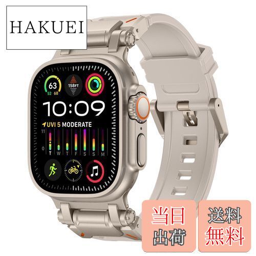 【送料無料】[GLILAVOX] 2024新登場 アップルウォッチ バンド Compatible with ultra2/ultra 49mm Series 9/8/7/SE2/SE/6/5/4/3/2/1 45mm/44mm/42mm アップルウォッチ バンド スポーツ 防水 TPU 柔らかい アップルウォッチ ベルト メンズ スポーツバンド