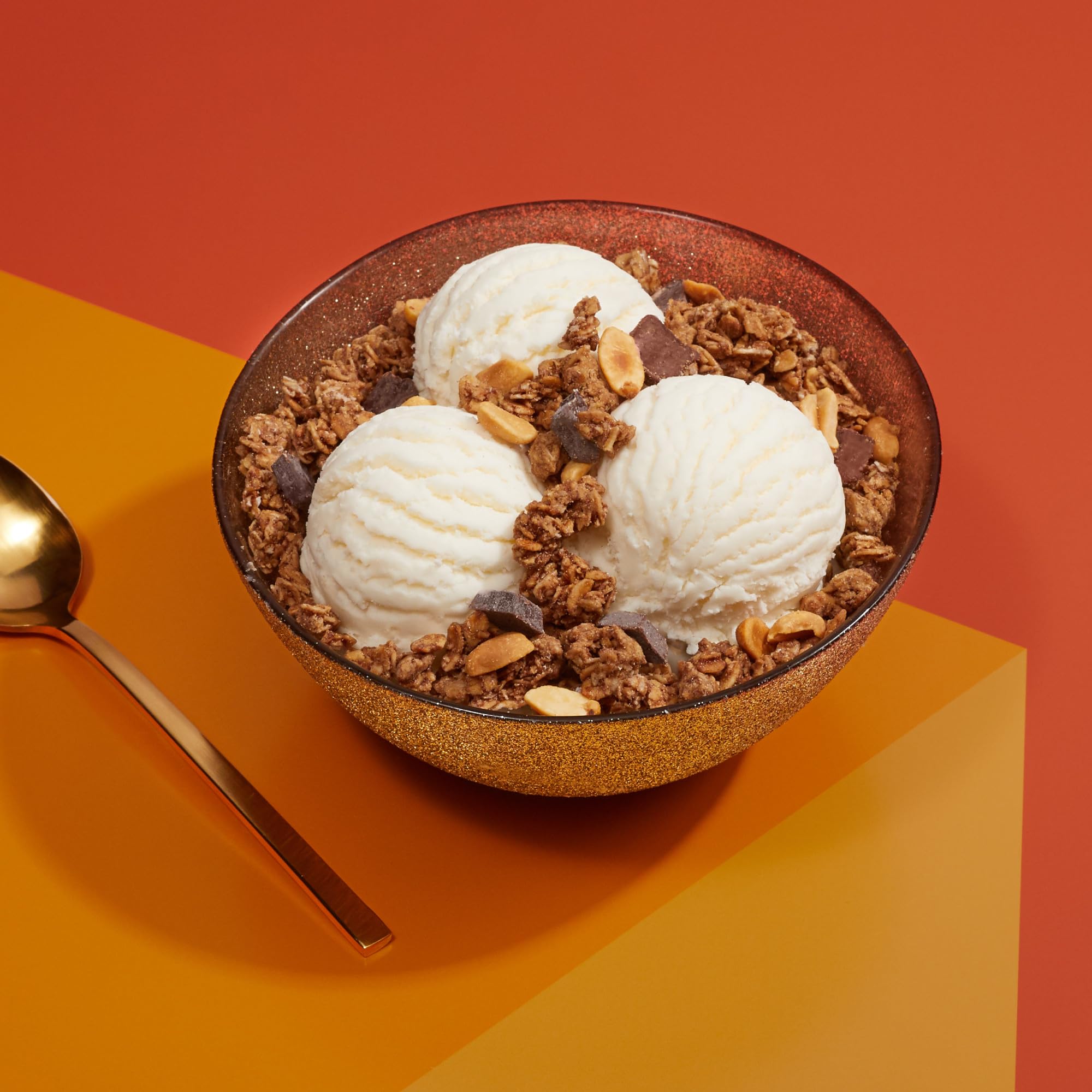 【送料無料】ネイチャーズ パース ラブクランチ オーガニックグラノーラ ダークチョコレート&ピーナッツバター 325g hakuei8981-10169625 HAKUEI サンプル画像3