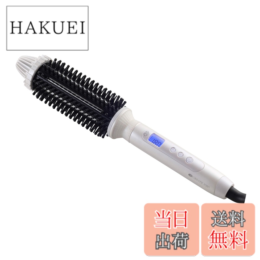 商品情報商品の説明主な仕様 【特殊加工パイプ＆ナイロンピン】パイプ表面には、髪滑りが良い「クレイツイオン セラミック」加工を、パイプ部には等間隔で設置した熱板プレートと2種類のナイロンピンを搭載。時短スタイリングを可能にし、通常のブローやヘアアイロンでは出せない、ツヤのある美しいカールで柔らかな質感に。【フィンガーリム】手滑りを防ぎ、アイロン操作をしやすくする「フィンガーリム」。【デジタル温度表示ディスプレイ】設定温度やヒーターの温度が一目で分かる「デジタル温度表示ディスプレイ」 髪質に合わせて120度-200度まで、20度毎の5段階温度調節が可能。【誤作動防止機能】アイロン使用時に、温度調節ボタンの誤作動を防止する設定が可能。【自動電源OFF機能】最後のボタン操作から、約1時間後に自動的に電源OFFになる安全設計。【海外兼用（単相100-240VAC対応）】海外でも使用可能（フリーボルト対応）なので、旅行にも便利。