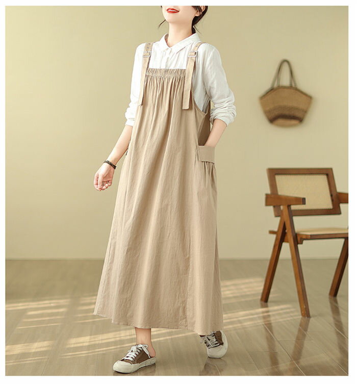 ジャンパースカート サロペット スカート キャミソールワンピース レディース 無地 夏 ワンピース キャミワンピース オールインワン 大人 可愛い ジャンスカ サロペットスカート マキシワンピース キャミワンピ ゆったり 着痩せ 体型カバー 春 秋 20代 30代 40代 50代