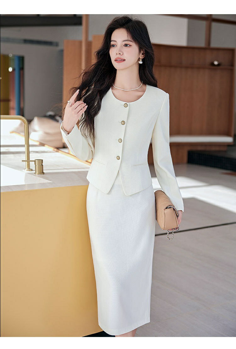 スカートスーツ セットアップ レディース 卒業式 スーツ テーラードジャケット スカート ノーカラージャケット 長袖 ビジネス フォーマル ロングスカート 無地 大人 上下セット エレガント 通勤 OL 女性 オフィス 事務所 大きいサイズ 入学式 卒業式 ママ 黒 送料無料