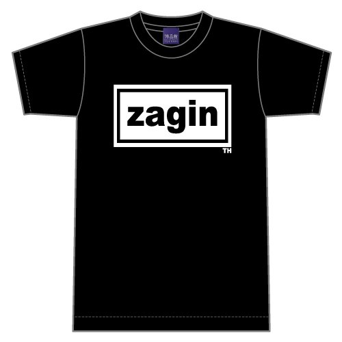 博品館オリジナル 「ZAGIN」 6.2ozヘビーウェイトTシャツ　Lサイズ　黒　【当店オススメ】