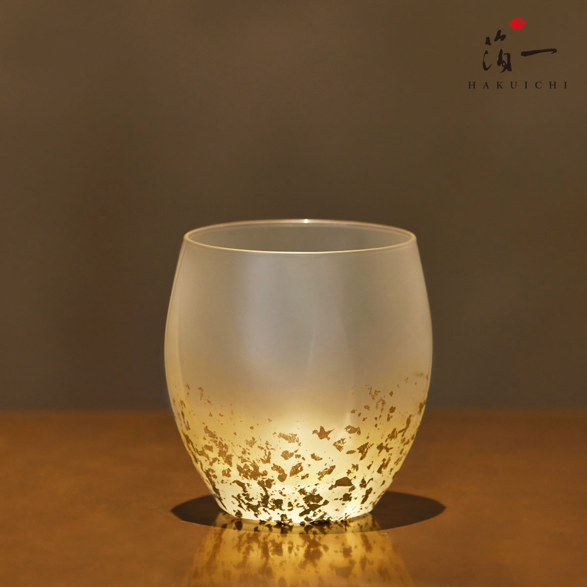 【★BF期間中P5倍★】Stardust Akari ロックグラス(シャンパンゴールド)【区分A】|金箔の箔一(はくいち)|送料無料 ガラス グラス 男性 女性...