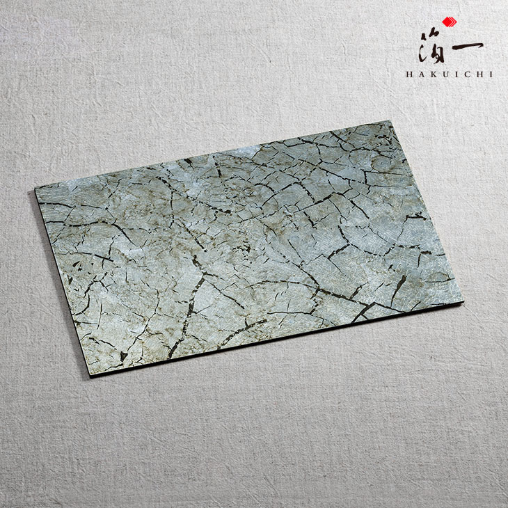 《HAKU LA TABLE》ティーマット　CRACK｜金箔の箔一（はくいち）｜金箔 キッチン雑貨 キッチン用品 ランチョンマット プレースマット プレート テーブルウェア 日本製 シンプル モダン ハンドメイド 職人 手作り エレガン