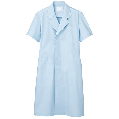 51-604 住商モンブラン 診察衣 シングルボタン 半袖 男性用 制菌加工 MONTBLANC 医療用 薬剤師 教師 医師 薬局 医者 研究 実験 メンズ ド...