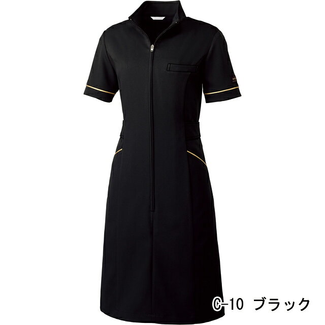 MK-0021 チトセ ミッシェルクラン ナースウェア ワンピース 女性用 透け防止 制電 ...