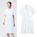 白衣 レディース ダブル 51-012 住商モンブラン 診察衣 ダブルボタン 半袖 女性用 制菌加工 MONTBLANC 医療用 医者 医師 女医 ドクター レ...