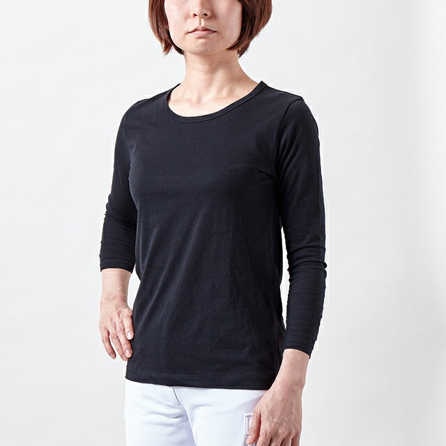 CE423-1 モンブラン インナー Tシャツ 8分袖 男女兼用 綿混 MONTBLANC 医療用 看護...