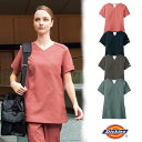7071SC ディッキーズ フォーク ドクターウェア レディス スクラブ 女性用 医師 ドクター 看護師 ナース ネイビー ピンク 白衣 病院 クリニック 医院 歯科 女子 レディース ナース ジャケット 上衣 白衣 FOLK Dickies 7071SC-3 7071SC-12 7071SC-15 7071SC-17