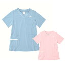 【SALE】【返品交換不可】SMS009 adidas アディダス レディススクラブ KAZEN 白衣 ドクター 医師 ナースウェア 看護師 介護 女性用 病院...