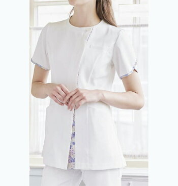 LW802 モンブラン LAURA ASHLEYナースジャケット(医療用白衣 看護師用 ナース服 ナースウエア 通販 楽天 白衣ネット)