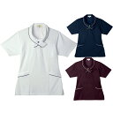 CR168 トンボ キラク 介護ウェア レディス ニット シャツ 女性用 医療用 病院 医院 施設 受付 事務 工業洗濯 制服 ユニフォーム レディース TOM...