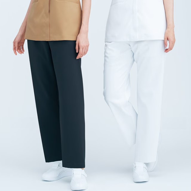 UM701 住商モンブラン uka ナースウェア パンツ レディス 女性用 ノータック ウエ...