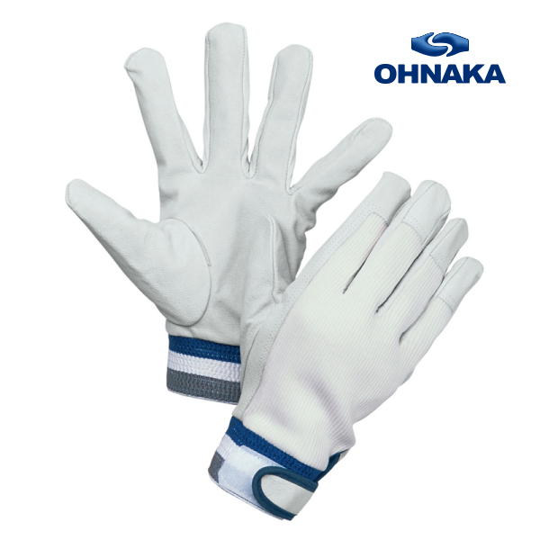 作業革手袋 豚革手袋 401W 南国甲メリクレストマジック式 10双組 大中産業 OHNAKA
