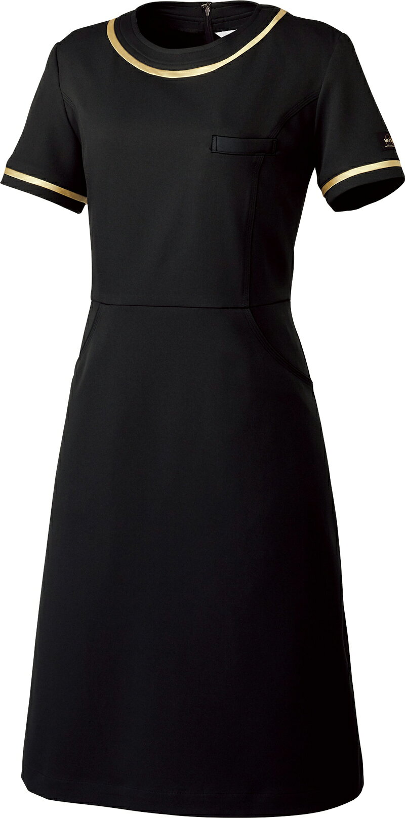 エステ ワンピース ミッシェルクラン Michel Klein MK-0020 ストレッチ 透防止 制電 制菌 工業洗濯対応 SS-3L