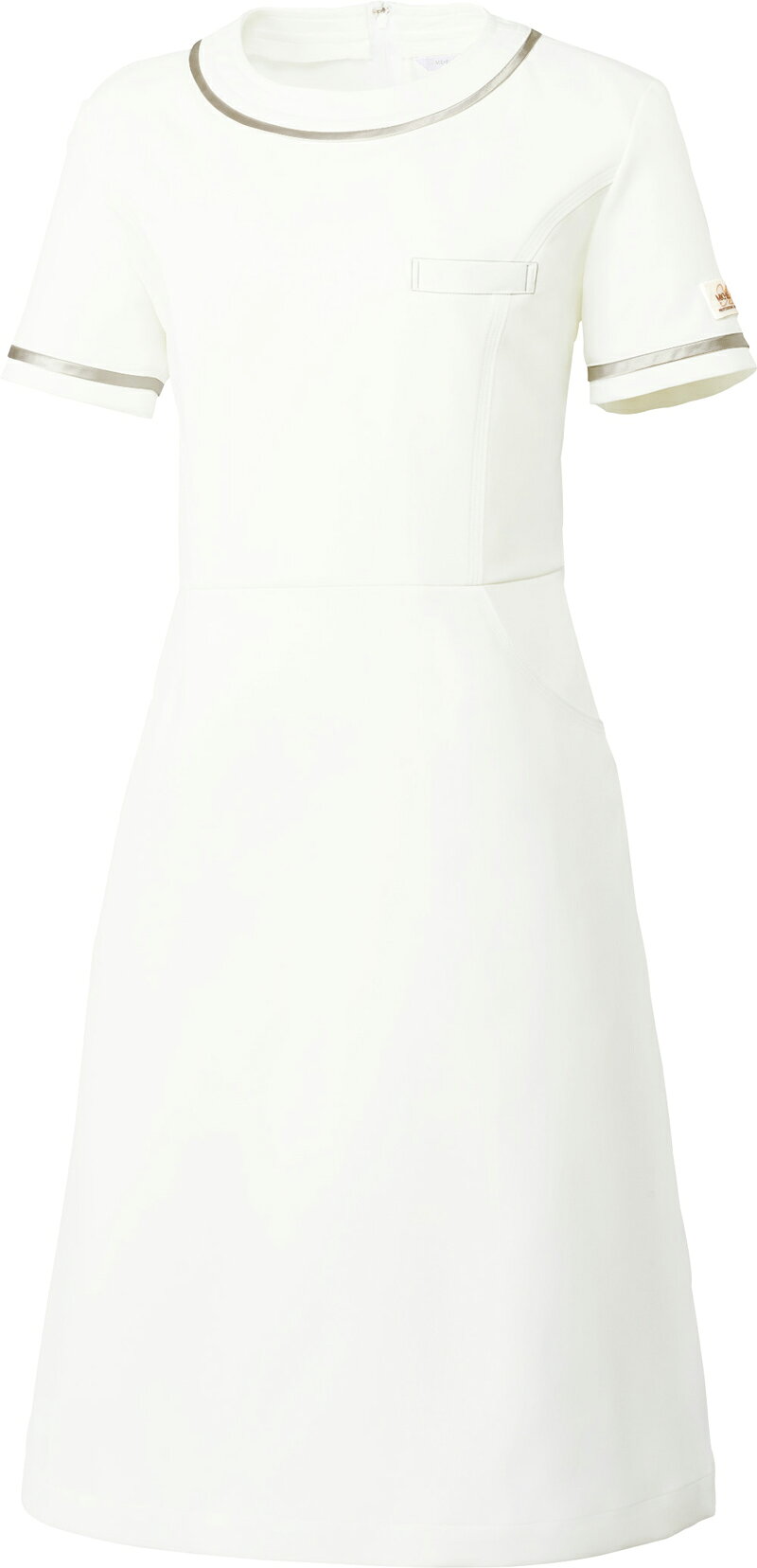 エステ ワンピース ミッシェルクラン Michel Klein MK-0020 ストレッチ 透防止 制電 制菌 工業洗濯対応 SS-3L