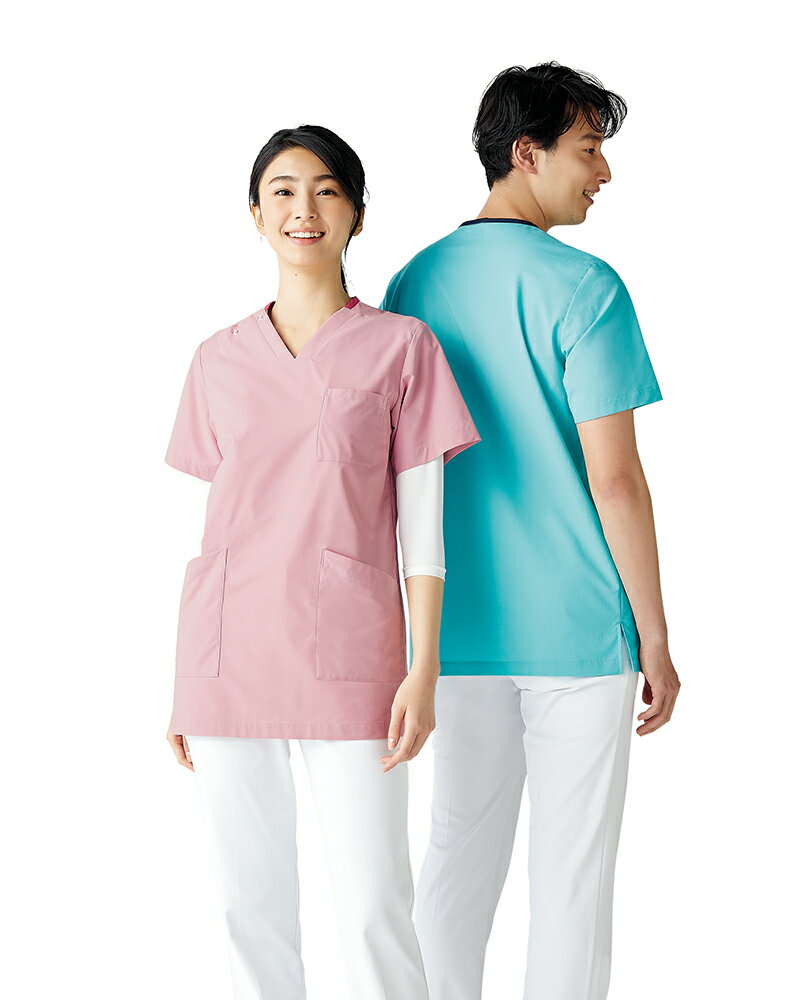 男女兼用スクラブ半袖[住商モンブラン製品]