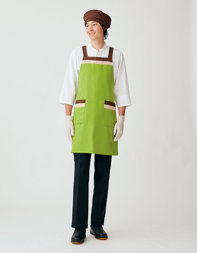 MONTBLANC 6-461 袖口ネット付コックコート（男女兼用）3color 刺繍名前入れ可能