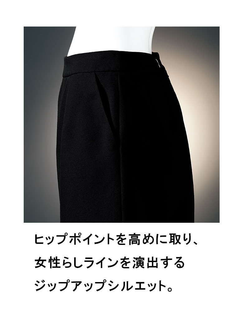 MONTBLANC スカート 裏地付き ストレッチ BP7201-9（レディース) 2