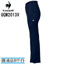 【女性用】ルコック スポルティフ(le coq sportif) UQW2013V ゆったりブーツカットネイビーパンツ S~EL 医療ユニフォーム スクラブ 手術着 オペ着