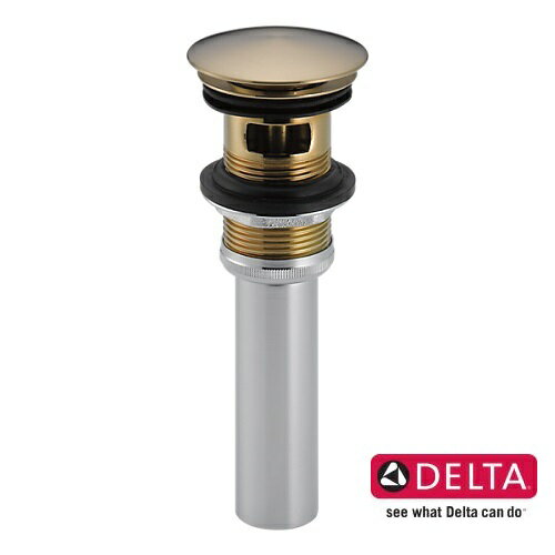 ＊在庫限り＊ DELTA デルタ 配管パーツ 排水金具 ポップアップドレイン 洗面用 シャンパンブロンズ 72173-CZ 輸入水栓 正規品 取替 送料無料