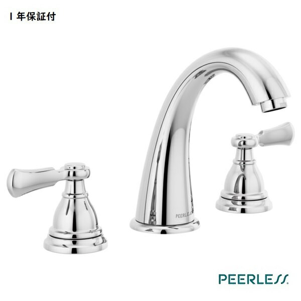 PEERLESS ピアレス エルムハースト 洗面 洗面用水栓 混合 節水 2ハンドル 輸入水栓 クローム P3565LF 輸入水栓 正規品 DIY 蛇口 取替 送料無料