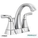 PEERLESS ピアレス パークウッド 洗面 洗面用水栓 混合 節水 2ハンドル 輸入水栓 クローム P2635LF 輸入水栓 正規品 DIY 蛇口 取替 送料無料