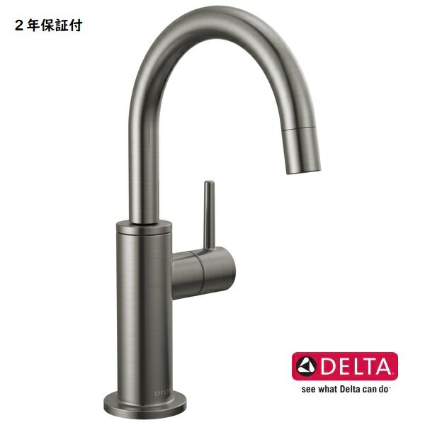 楽天HAKURAI BLEND　楽天市場店DELTA デルタ コンテンポラリー キッチン 水栓 単水栓 浄水器用水栓 ブラックステンレス 1930-KS-DST 輸入水栓 正規品 蛇口 送料無料