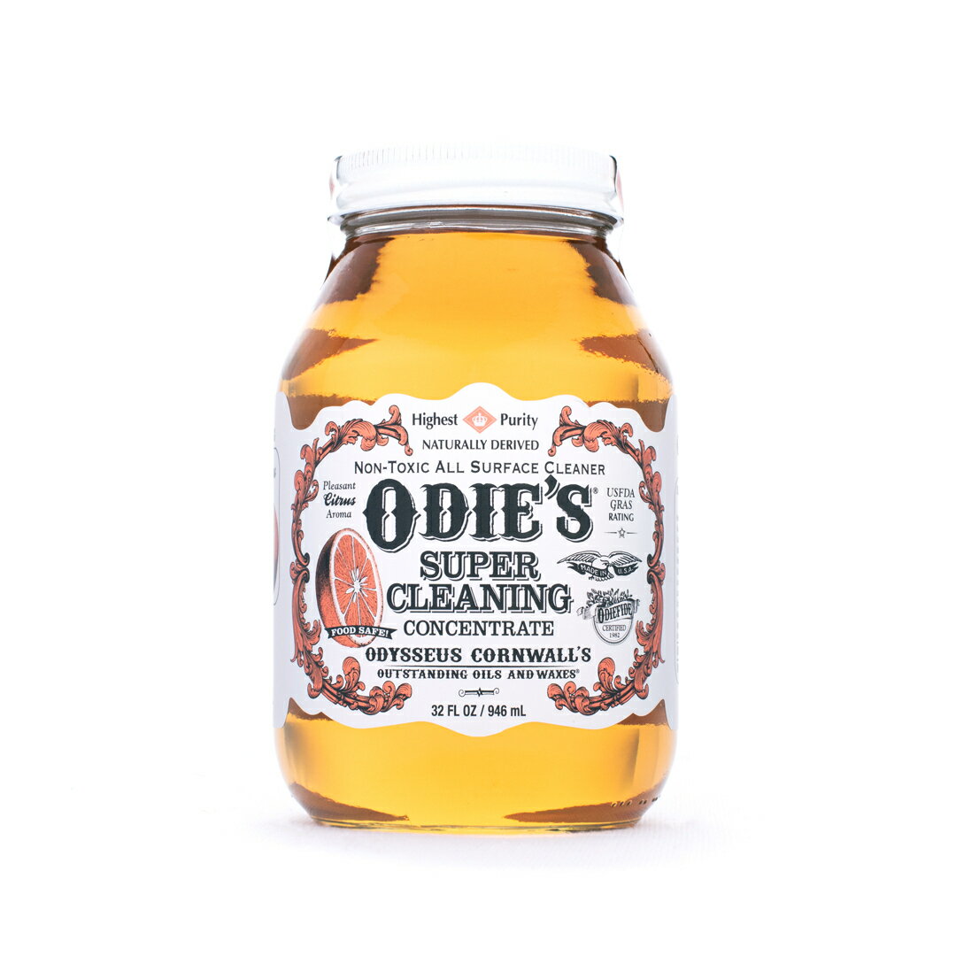 オーディーズ スーパー クリーニング コンセントレート Odie's Super Cleaning Concentrate 964ml 多用途洗剤 自然素材 植物性 アメリカ製 ODIES-SC