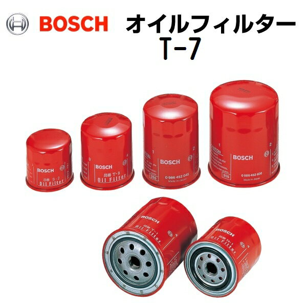 4/1限定P5倍 トヨタ ランドクルーザープラド BOSCH(ボッシュ) 国産車用オイルフィルター (オイルエレメント) T-7