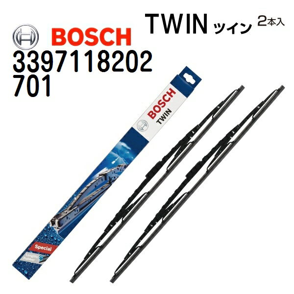 ランドローバー ディスカバリースポーツ[LCL550] BOSCH(ボッシュ) 輸入車用ワイパーブレード TWIN ツインワイパーブレード 2本入 (品番 701) 650/500mm 3397118202