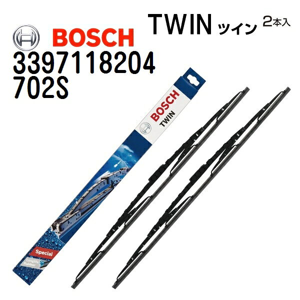 マラソンP5倍 プジョー 307[T5] BOSCH(ボッシュ) 輸入車用ワイパーブレード TWIN ツインワイパーブレード 2本入 (品番 702S) 700/650mm 3397118204