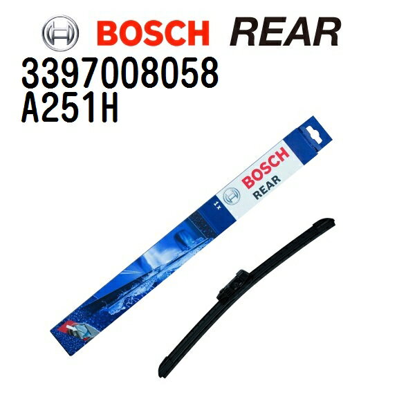 フォルクスワーゲン T-Cross C11 (Tクロス) BOSCH(ボッシュ) リア用ワイパーブレード 1本入 (品番 A251H) 250mm 3397008058