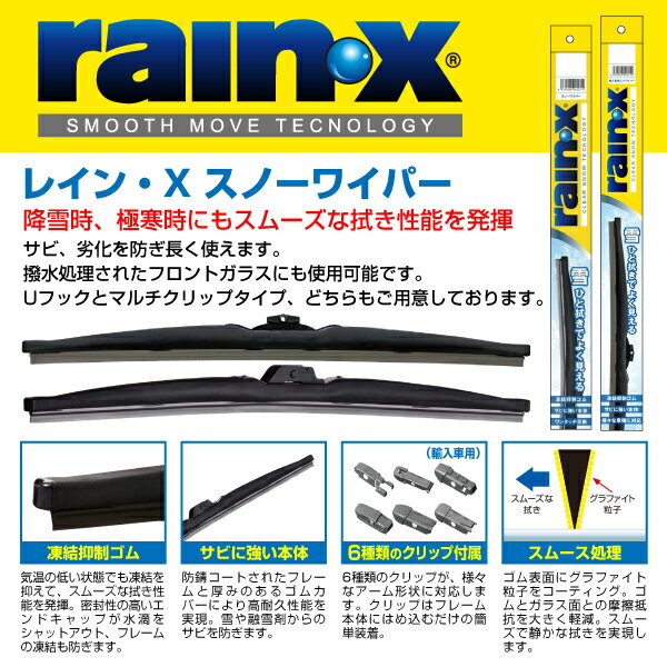 WI-11 WI-11 シトロエン グランドC4ピカソ RAINX(レインX) 輸入車用スノーワイパーブレード 650mm 650mm 2