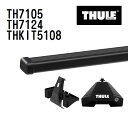 ホンダ CR-V ルーフレールなし 型式(RM1:RM4) 年式(2011年12月-) THULE(スーリー) ベースキャリアセット TH7105 TH7124 THKIT5108