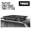トヨタ bZ4X ダイレクトルーフレール付 型式(YEAM1#) 年式(2022年5月-) THULE(スーリー) ベースキャリアセット TH7107 TH61...
