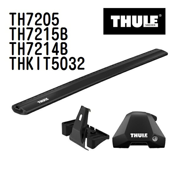 12/1限定5倍P ルノー メガーヌ 5ドア 年式(2017年-) THULE(スーリー) ベースキャリアセット TH7205 TH7215B TH7214B THKIT5032