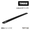 10/1限定5倍P THULE(スーリー) キャリア バー TH7112 ウィングバーEVO 2本入り 118CM ブラック TH7112B