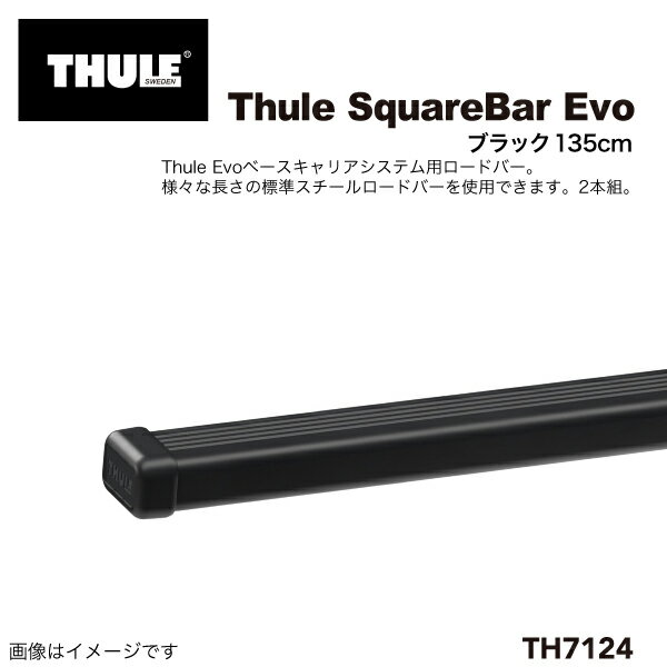 THULE スーリー ベースキャリア スチールスクエアバー2本セット 135cm TH7124