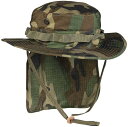商品情報 商品の説明 このTeesar British Boonie Hatネックプロテクションは、快適で通気性のある生地で作られており、昆虫、強い太陽、雨から優れた保護を提供します。帽子は柔軟で強化されたつばが特徴で、ブーニーの周りにMOLLEループが付いており、追加のアタッチメントを提供します。ベルクロファスナー付きの首の保護はオプションで、帽子から簡単に取り外すことができます。 Teesar British Boonie Hatネックプロテクション付きは、アウトドア活動、釣り、キャンプ、ハイキング、旅行愛好家に最適です。 主な仕様 イギリス軍特殊部隊スタイルのブッシュハットです。ショートブリム。ツバは短めです。首用の日よけ・サンシェードが付き。後頭部のサンシェードはベロクロで着脱式になっています。 穴や裂けが出来ても広がらないリップストップ生地を使用 ストッパー付きチンストラップ・ドローコードが安全なフィット性を提供します。 カモフラージュ・偽装用のループバンド付き サイズ = S (54cm～55cm)
