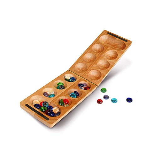 Ϥ餤㤨[]WE Games Folding Mancala Solid Wood Board & Glass Stones 18 inches 492008 [¹͢]פβǤʤ5,300ߤˤʤޤ