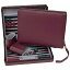 WE Games Burgundy Magnetic Backgammon Set with Carrying Strap - Travel Size