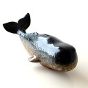 貯金箱 おしゃれ かわいい 陶器 くじら 可愛い インテリア オブジェ 置物 陶器のクジラの貯金箱