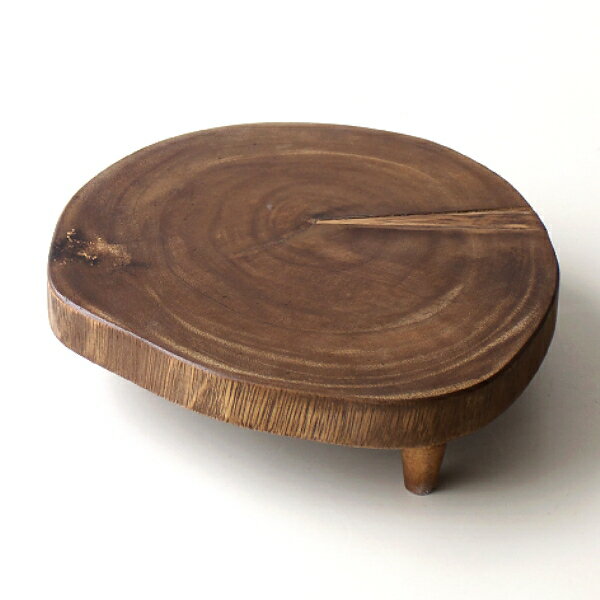 希少縁起木！天然木斛【年輪2つ！森と大自然の切り株飾り台】インテリア台＊植物台 希少縁起木！天然木斛【年輪2つ！森と大自然の切り株飾り台